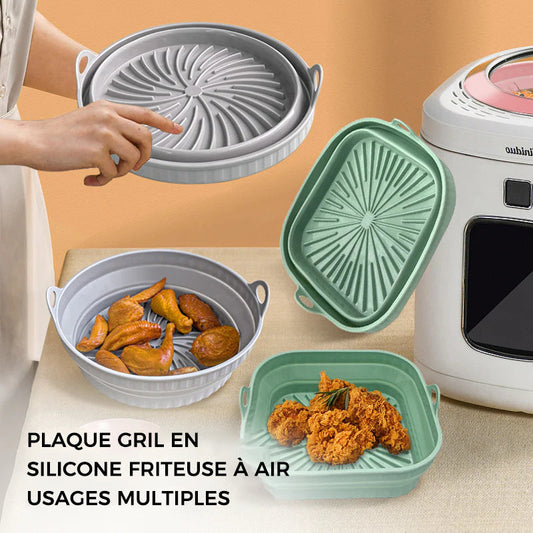 Lunesouri - Poêle à Gril en Silicone pour Friteuse à Air