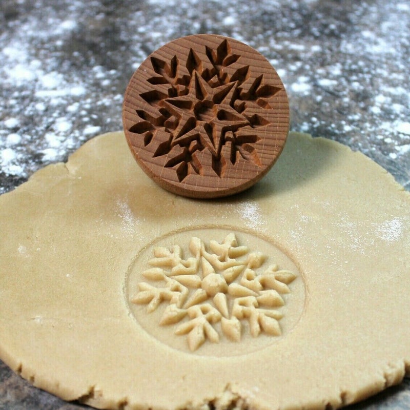 Lunesouri - Pré-vente>>Moule de timbre de gaufrage de biscuit flocon de neige