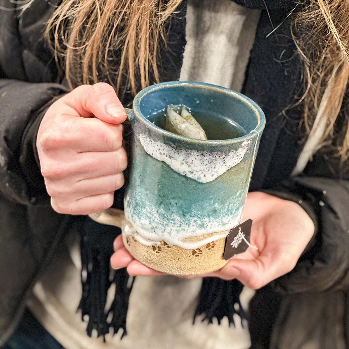 Pfote drucken Vaso de precipitados Ozean Shoreline