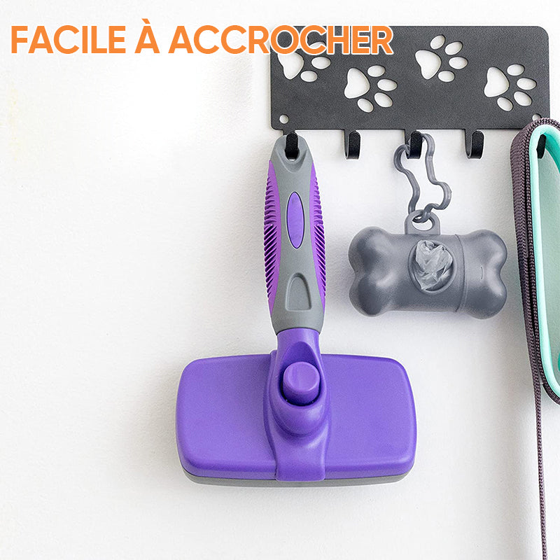 Lunesouri - Brosse autonettoyante pour chiens/chats