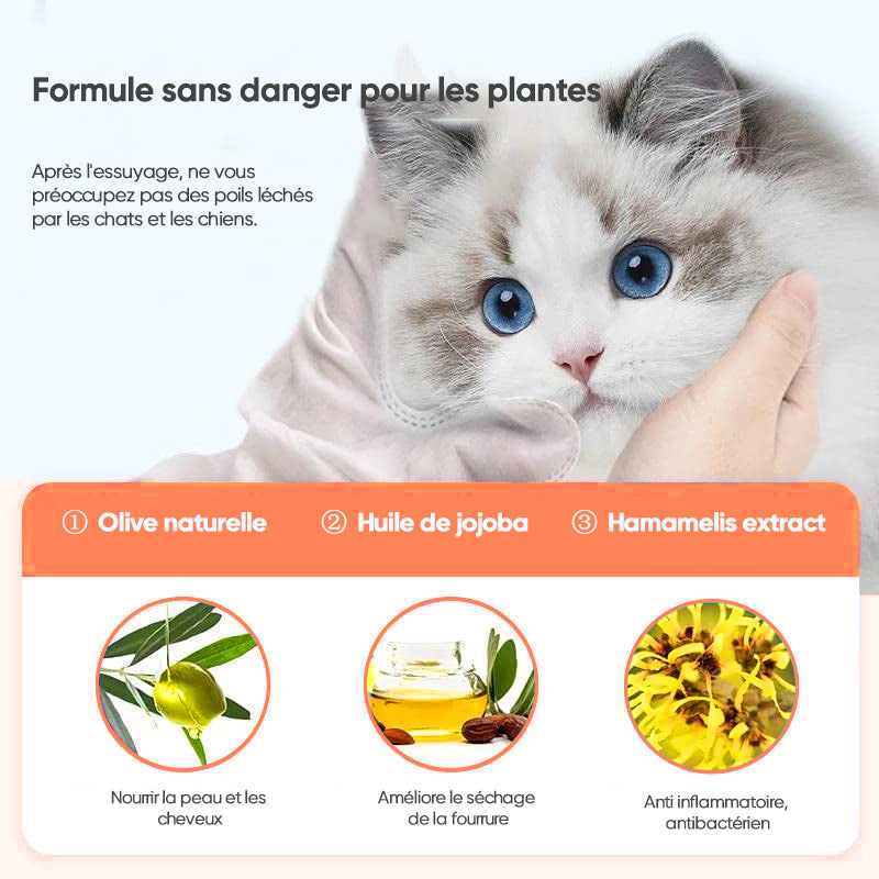 Lunesouri - Gants pour animaux de compagnie sans lavage