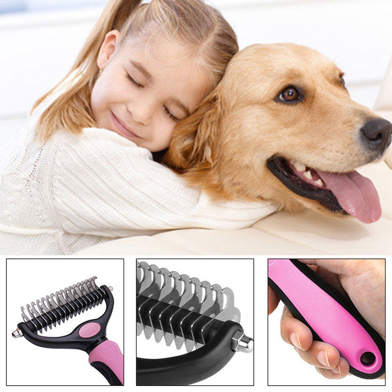 Lunesouri - Brosse de toilettage pour animaux de compagnie