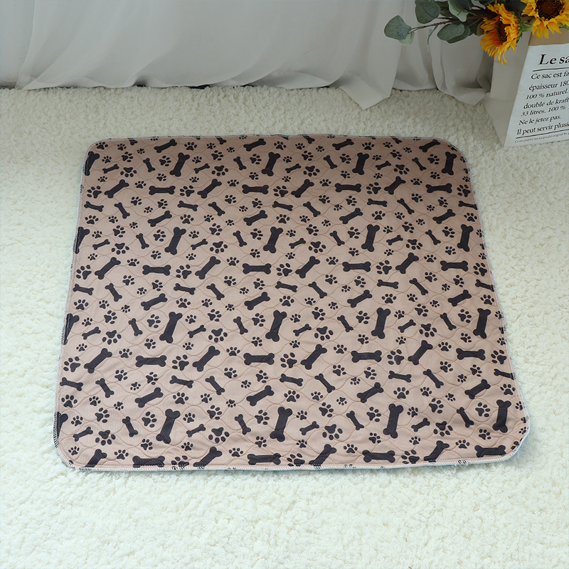 Lunesouri - Tapis Imperméable Lavable Pour Chien CAFÉ