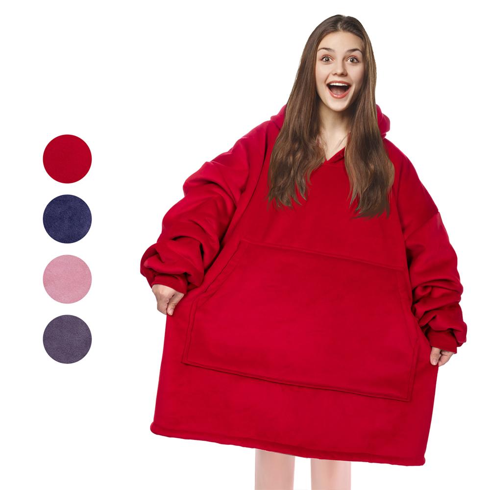 Lunesouri - Couverture à capuche confortable Sweat-shirt surdimensionné pour adultes et enfants