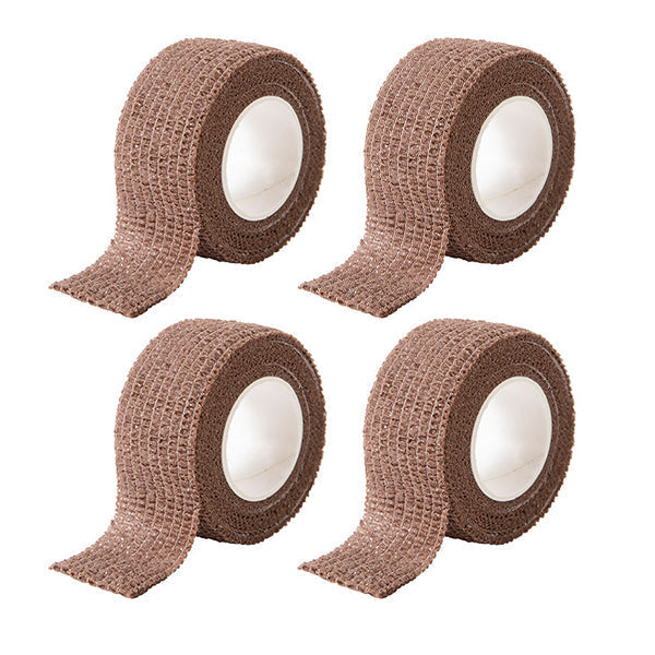 Lunesouri - Pieds de table antidérapants silencieux marron foncé 4pcs