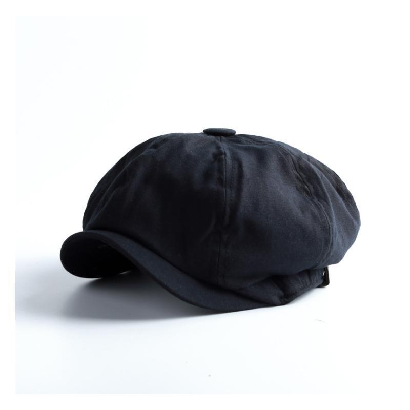 Lunesouri - Chapeau rétro pour homme noir L (59-61cm)