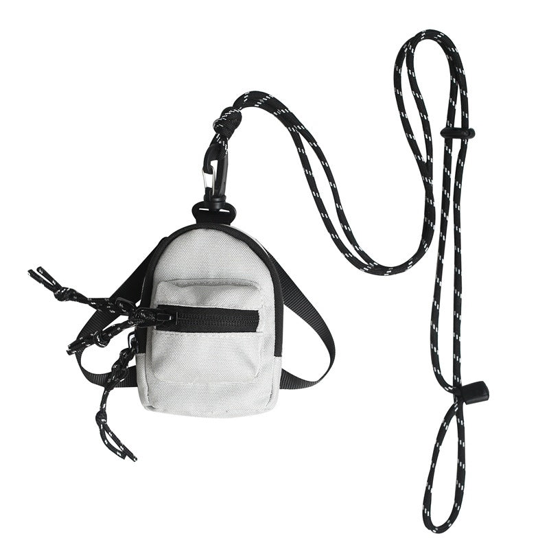 Lunesouri - Mini Sac Á Pendentif Tendance Gris