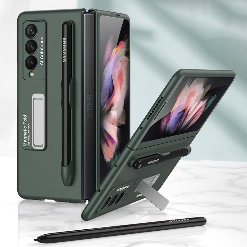 Lunesouri - Couverture de cas de béquille de mode avec fente pour stylo pour Samsung Galaxy Z Fold 3