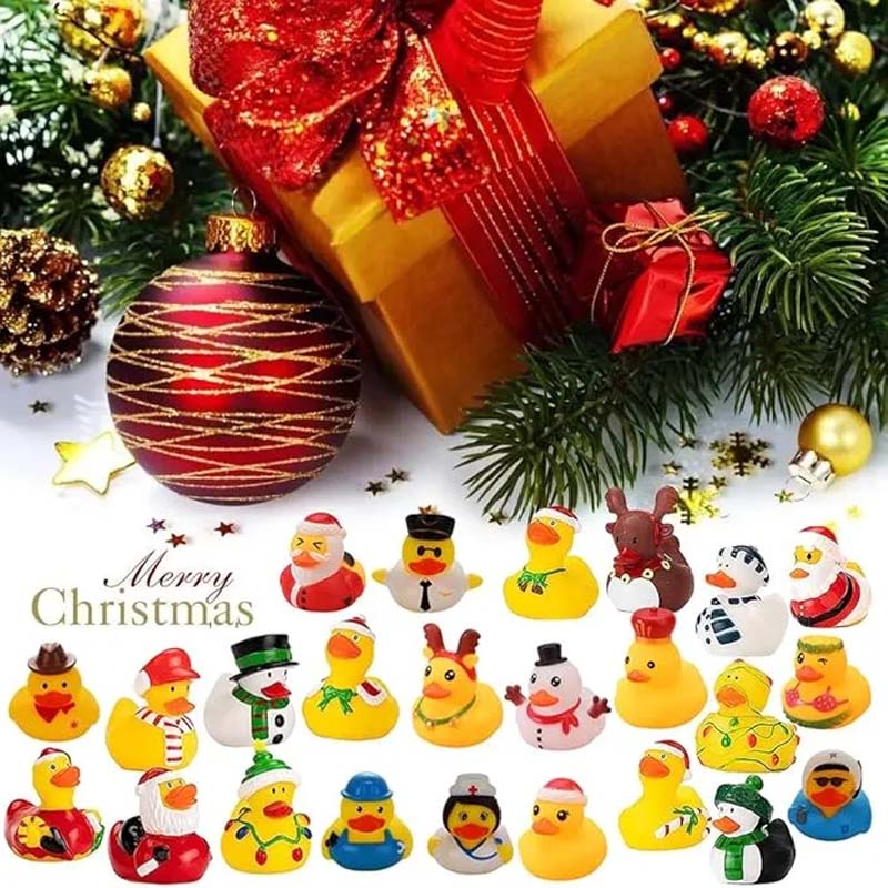 Caja de estores navideños para patos (24uds)