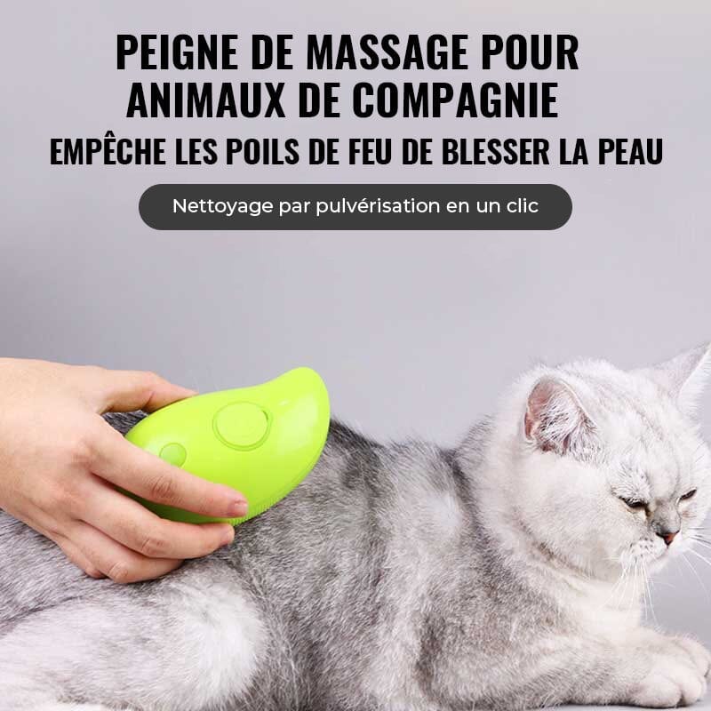 Lunesouri - Peigne de massage en spray pour animaux de compagnie