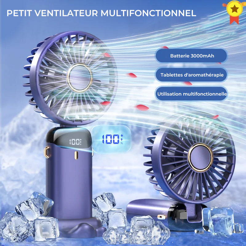 Lunesouri - Ventilateur Electrique Portable à Compression