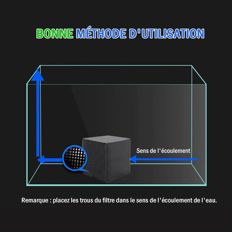 Lunesouri - Purificateur d'eau Eco Aquarium Rubik's Cube