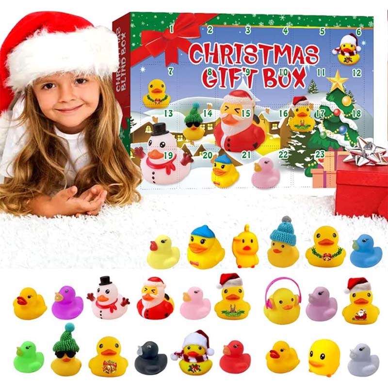 Caja de estores navideños para patos (24uds)