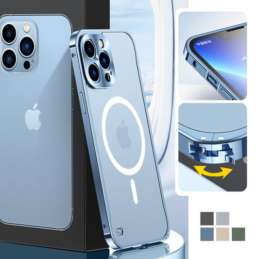 Lunesouri - Coque Magnétique Pour IPhone Avec Cadre En Métal