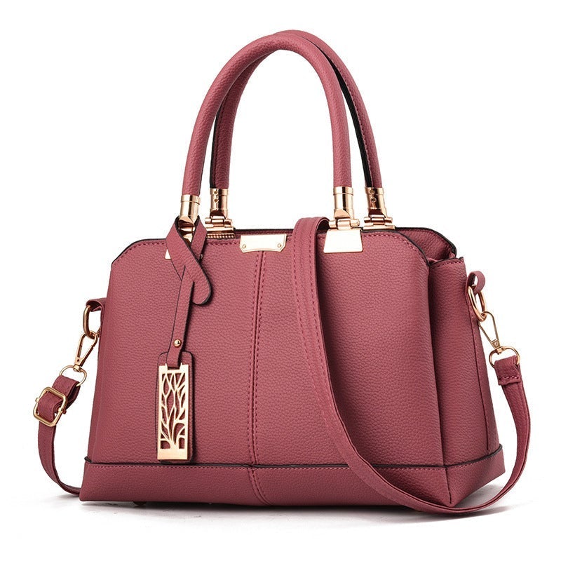 Lunesouri - Sac fourre-tout en cuir PU pour dames exquis Rose