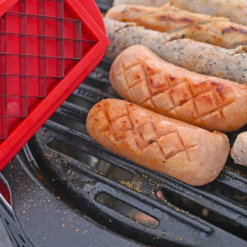 Trancheur de hot-dogs à fentes croisées parfaites