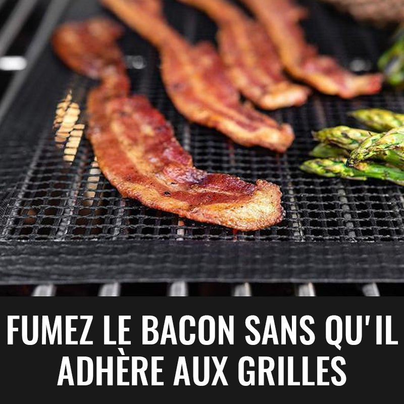 Lunesouri - Grille antiadhésive pour barbecue