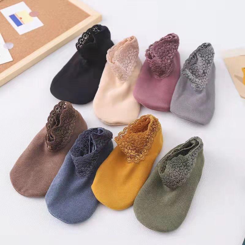 Lunesouri - New Fashion Lace Warmer Socks