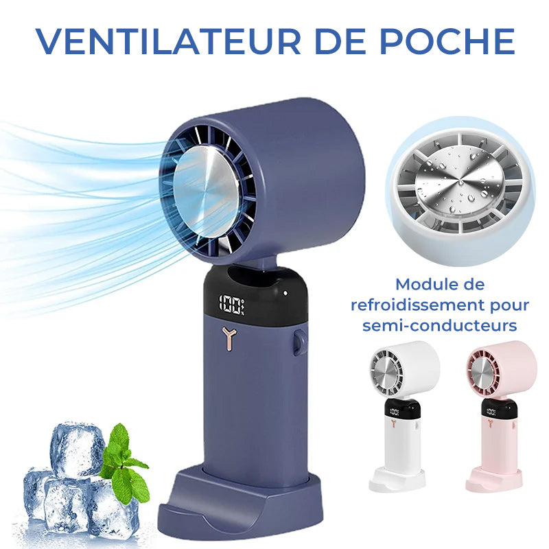 Lunesouri - Ventilateur Electrique Portable à Compression