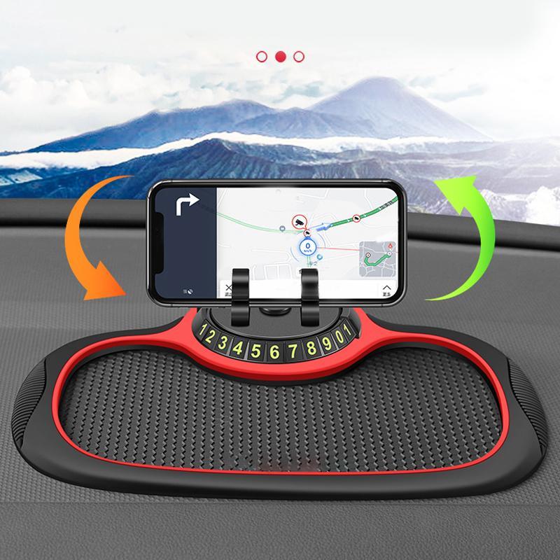 Lunesouri - Tapis Antidérapant pour Support de Téléphone Portable au Tableau de Bord