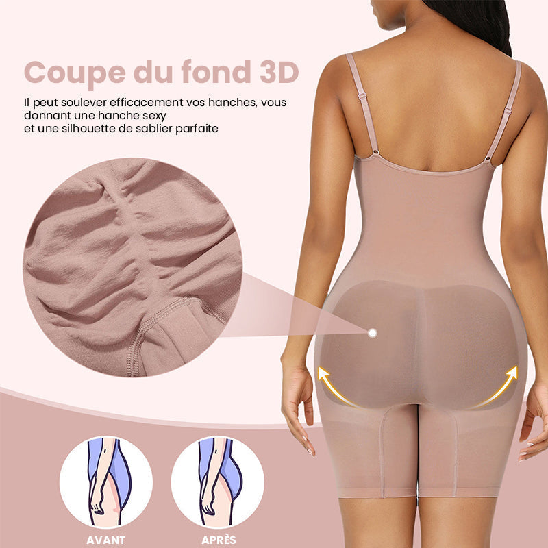 Lunesouri - Sous-vêtement Une Pièce Pour Femme De Grande Taille Avec Écharpe De Hanche