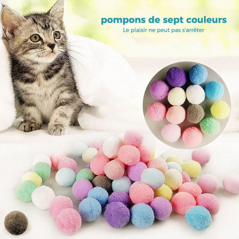 Lunesouri - Balle Jouet Interactive pour Chat(30pcs)