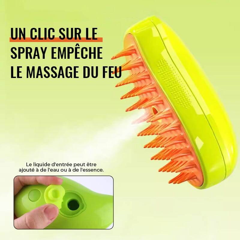 Lunesouri - Peigne de massage en spray pour animaux de compagnie