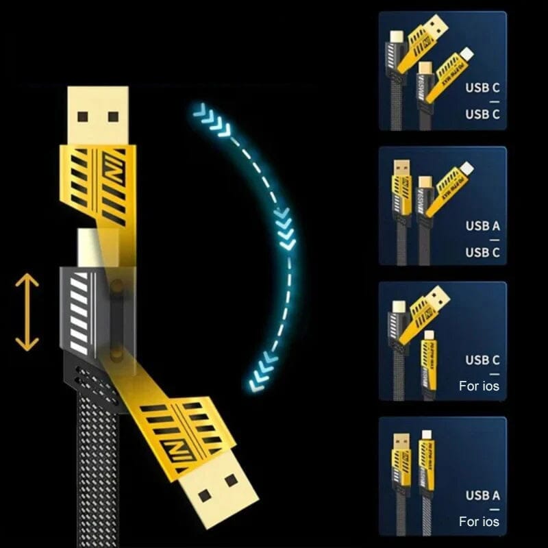 Cable de carga rápida 4 en 1 PD 65W