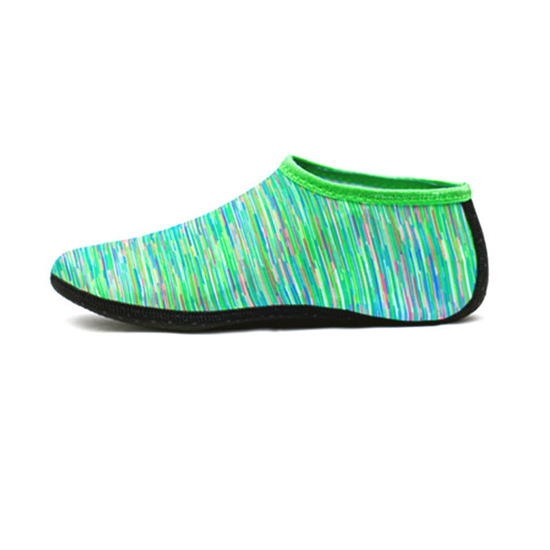 Lunesouri - Chaussures Aquatiques vert rayé