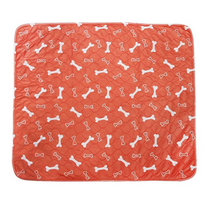 Lunesouri - Tapis Imperméable Lavable Pour Chien ORANGE