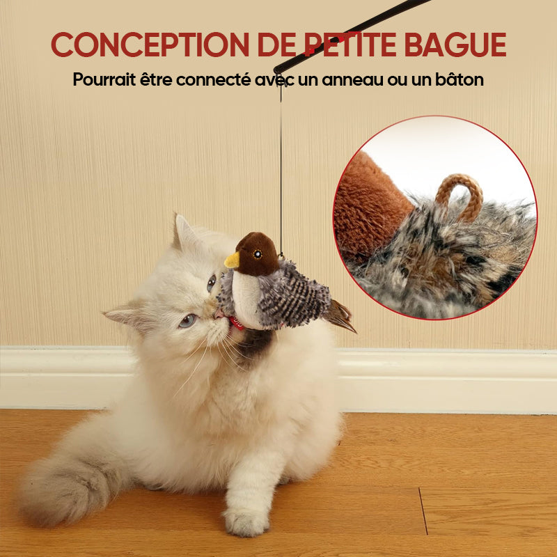 Lunesouri - Jouet pour chat - Oiseau gazouillant simulé