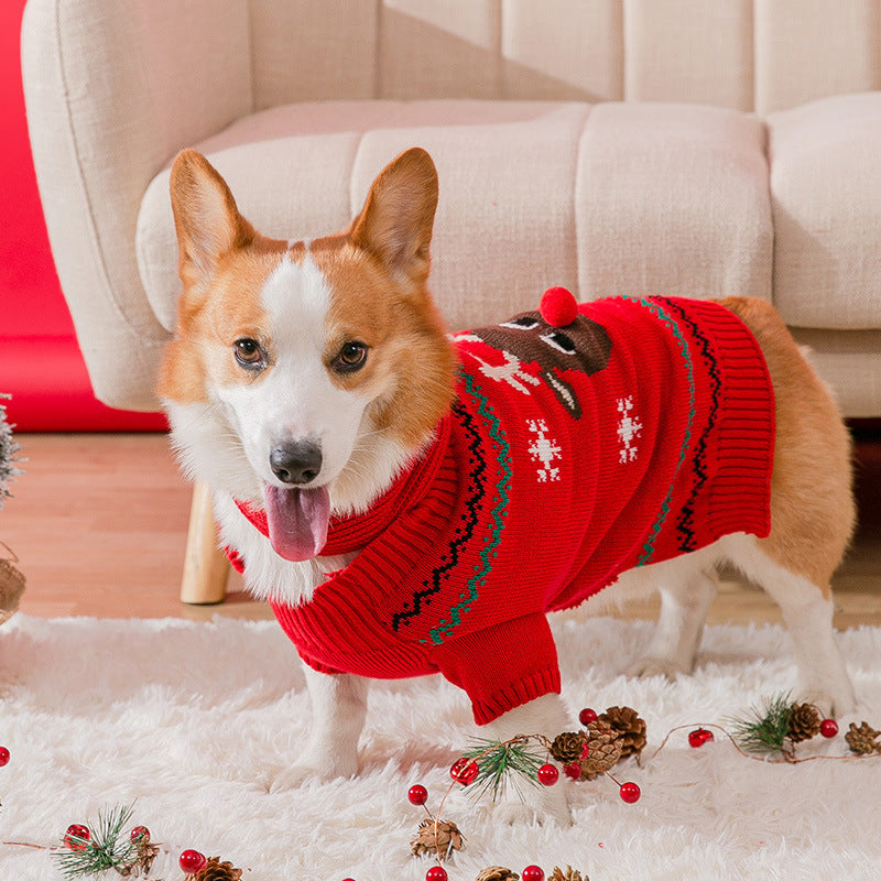 Lunesouri - Vêtements chauds de Noël pour animaux de compagnie