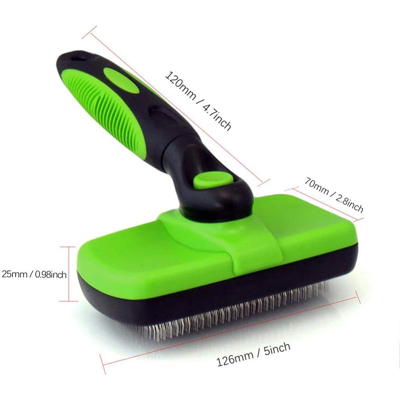 Lunesouri - Brosse autonettoyante pour chiens/chats