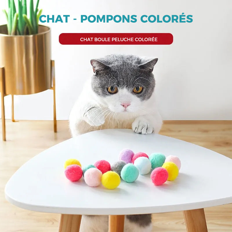 Lunesouri - Balle Jouet Interactive pour Chat(30pcs)