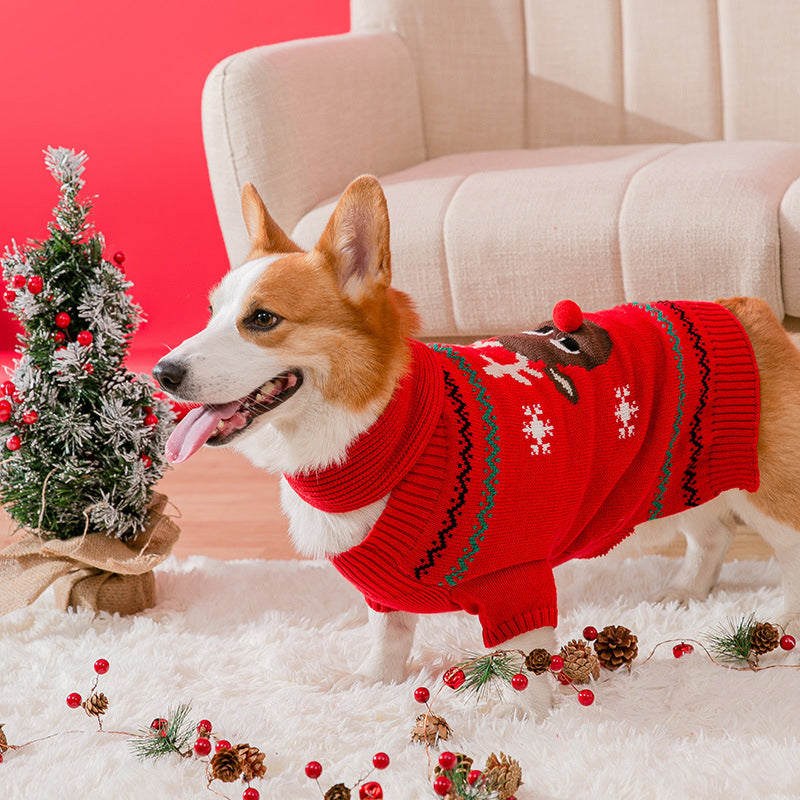 Lunesouri - Vêtements chauds de Noël pour animaux de compagnie