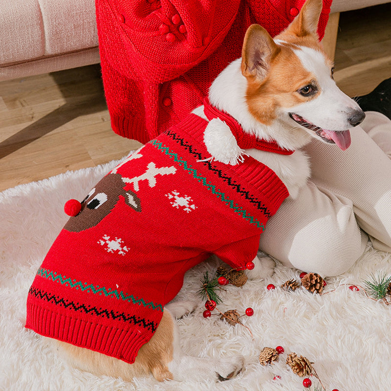 Lunesouri - Vêtements chauds de Noël pour animaux de compagnie