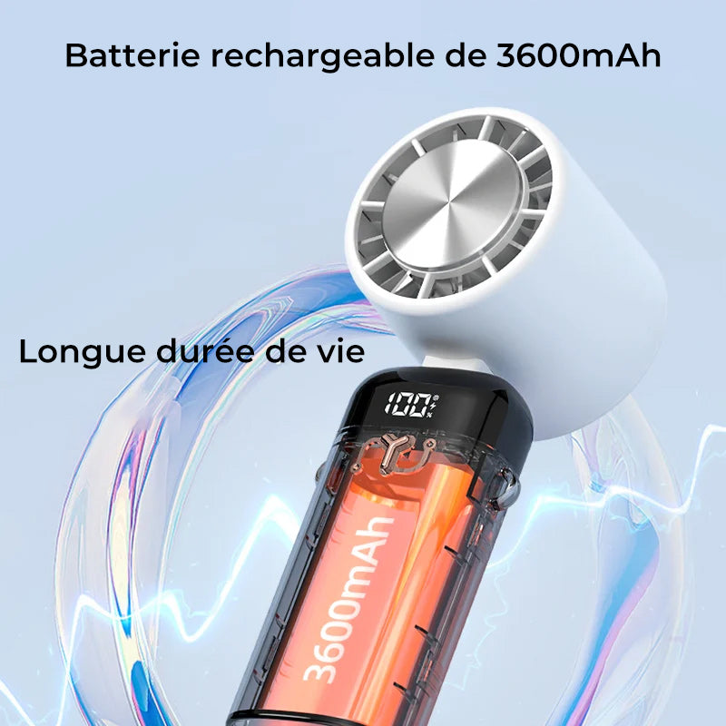 Lunesouri - Ventilateur Electrique Portable à Compression