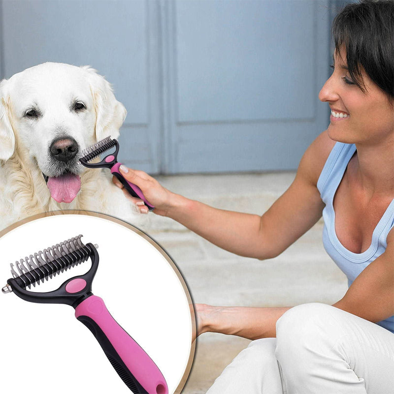 Lunesouri - Brosse de toilettage pour animaux de compagnie