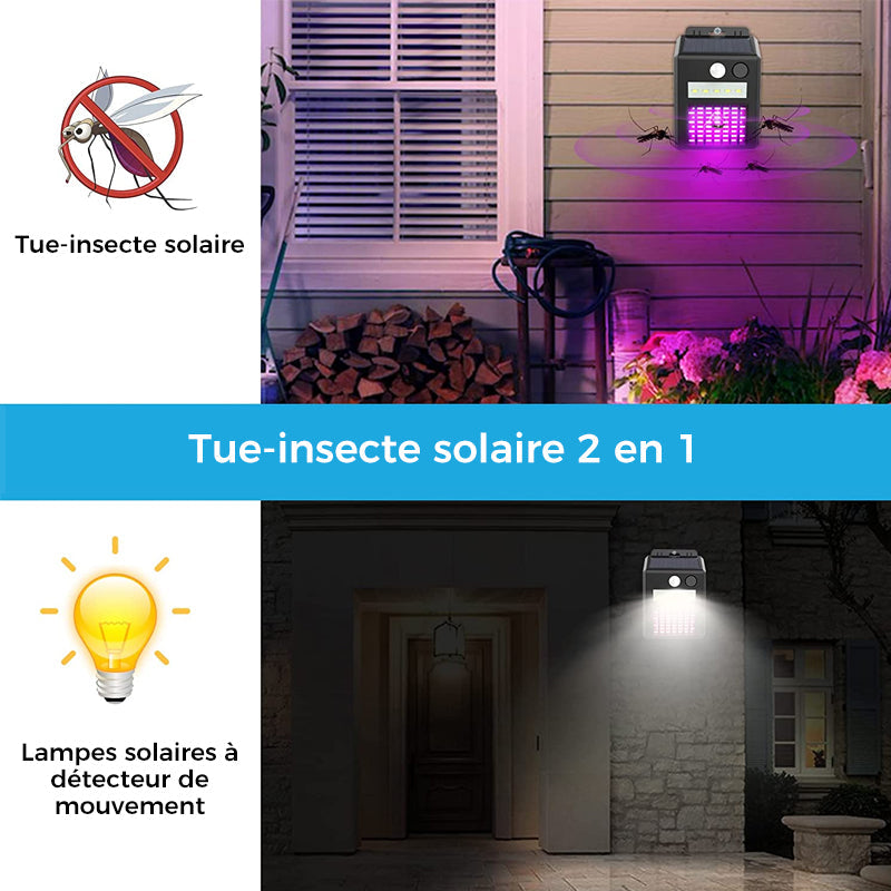 Lunesouri - Applique murale solaire anti-moustiques