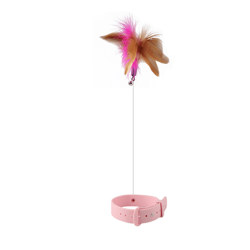 Lunesouri - Jouets interactifs amusants pour chats rose