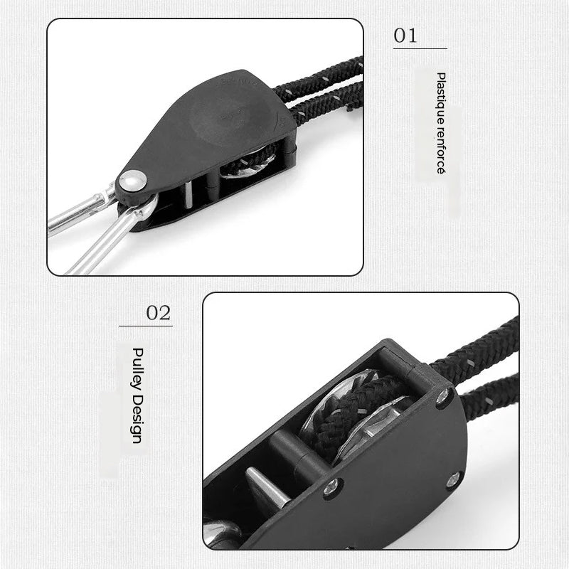 Lunesouri - Câble Anti-vent pour Réglage la Poulie
