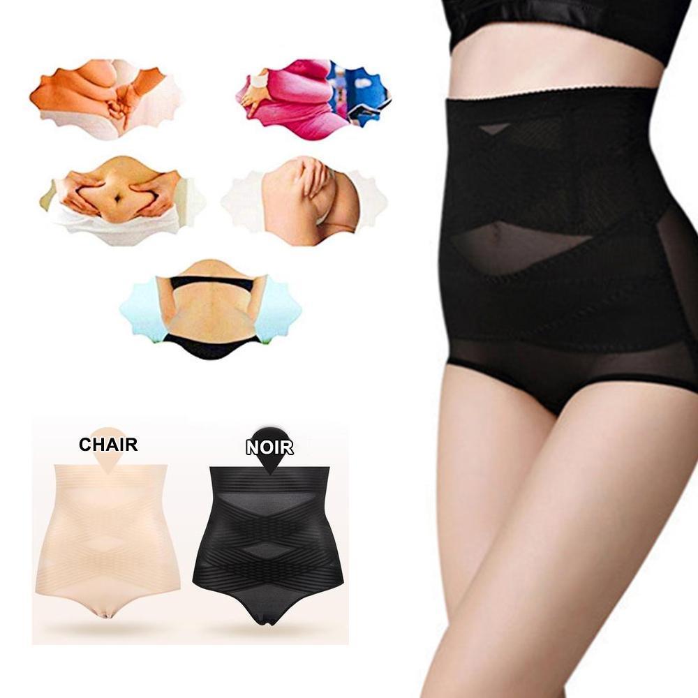 Lunesouri - Culotte Taille Haute Élastique Shapewear