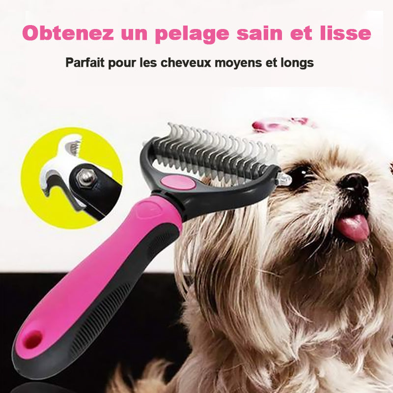 Lunesouri - Brosse de toilettage pour animaux de compagnie