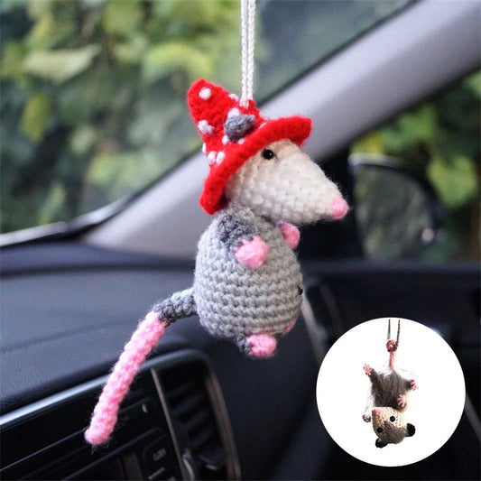 Breloque souris amusante pour voiture