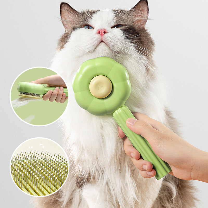 Lunesouri - Brosse nettoyante pour poils d'animaux