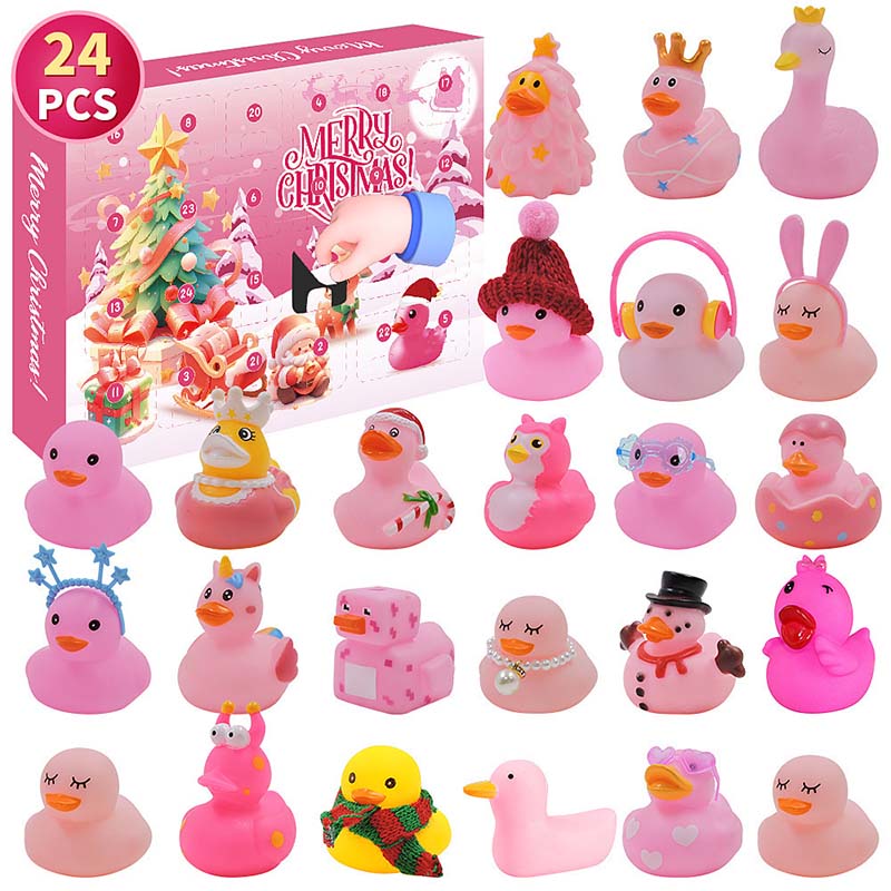 Caja de estores navideños para patos (24uds)