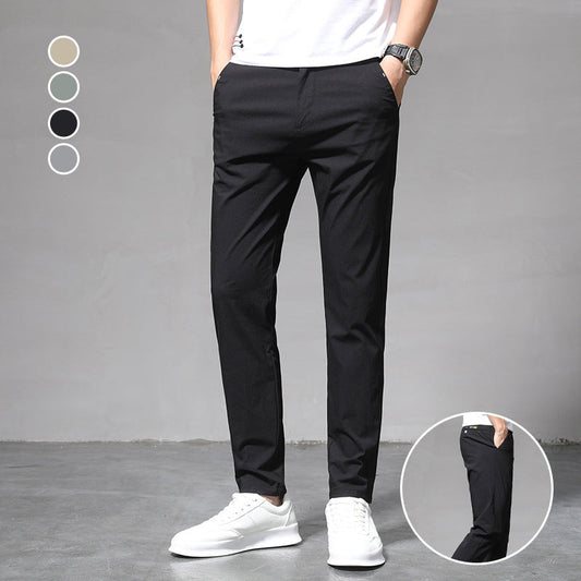 Lunesouri - Pantalon stretch en soie Ice