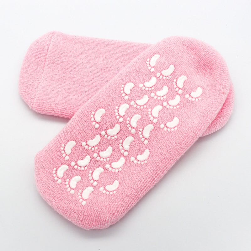 Lunesouri - Moisturizing Socks with Gel Lining Pink