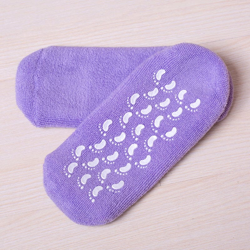 Lunesouri - Moisturizing Socks with Gel Lining Purple